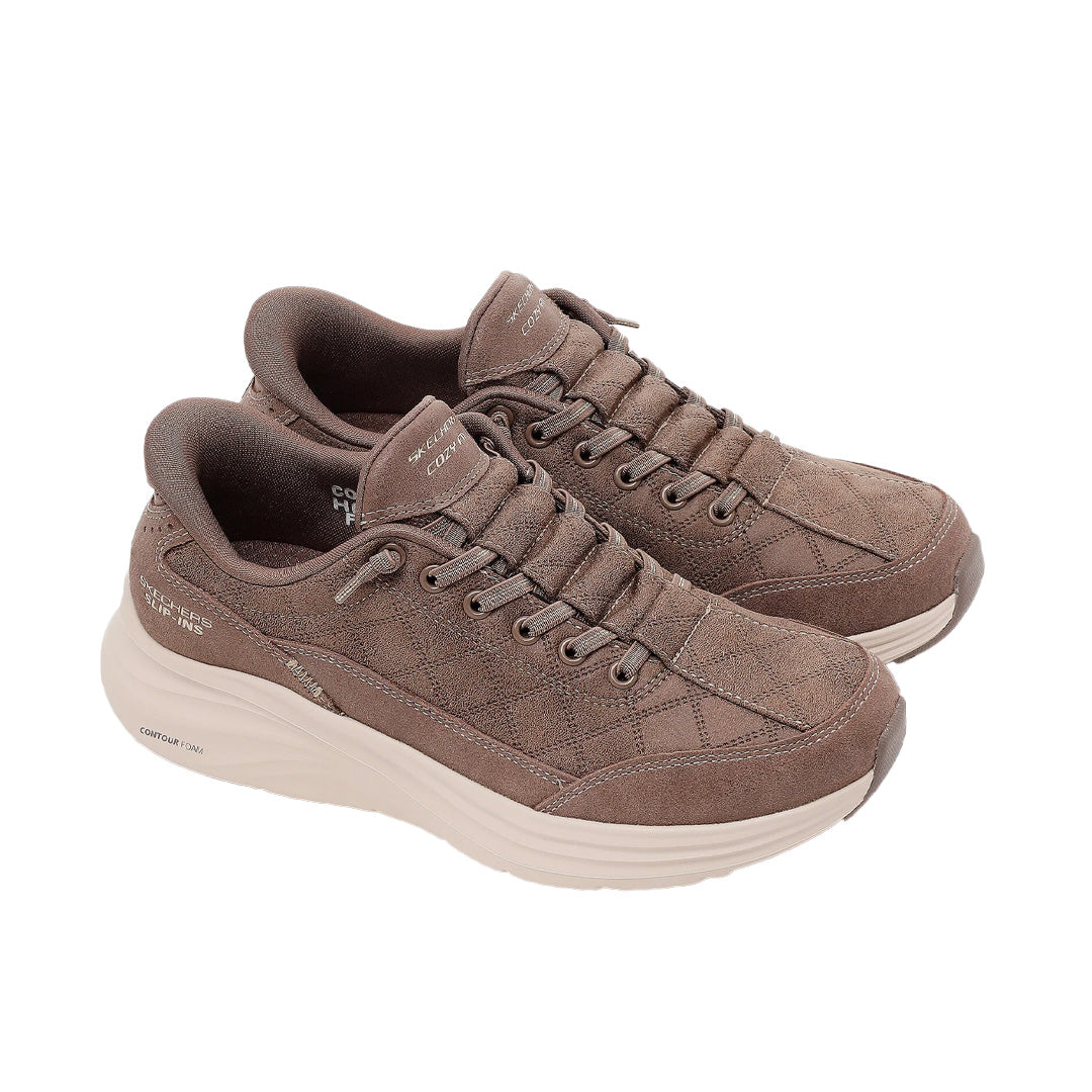 Sneakers SKECHERS donna Contour Foam 150507 Beige 