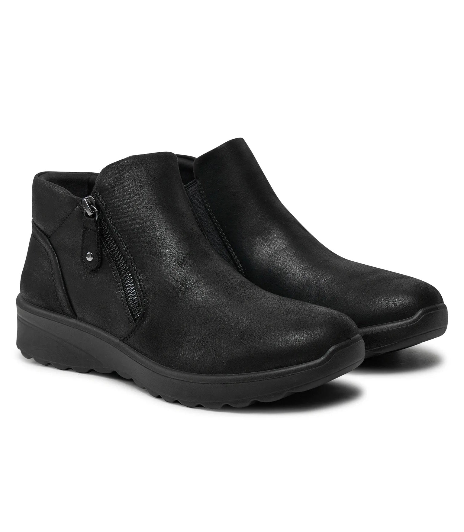 Stivaletti Skechers donna Lovely Vibe Fall In Bloom 158952BBK neri 