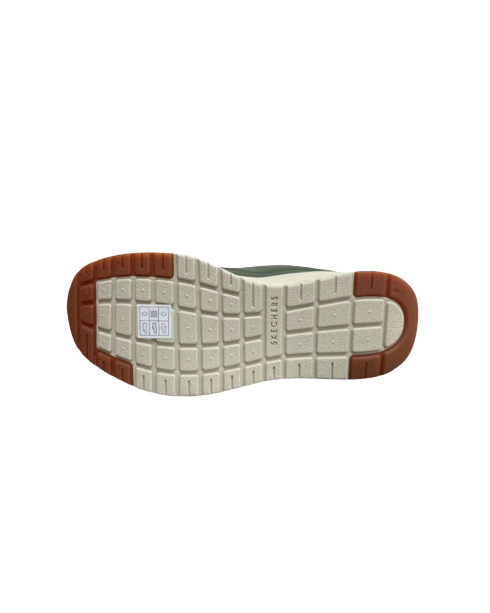 Sneakers SKECHERS uomo UNO Lite 2 183530 Oliva 