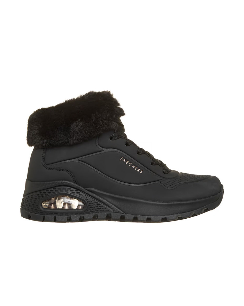 Stivale SKECHERS donna UNO Rugged 190285 Nero 