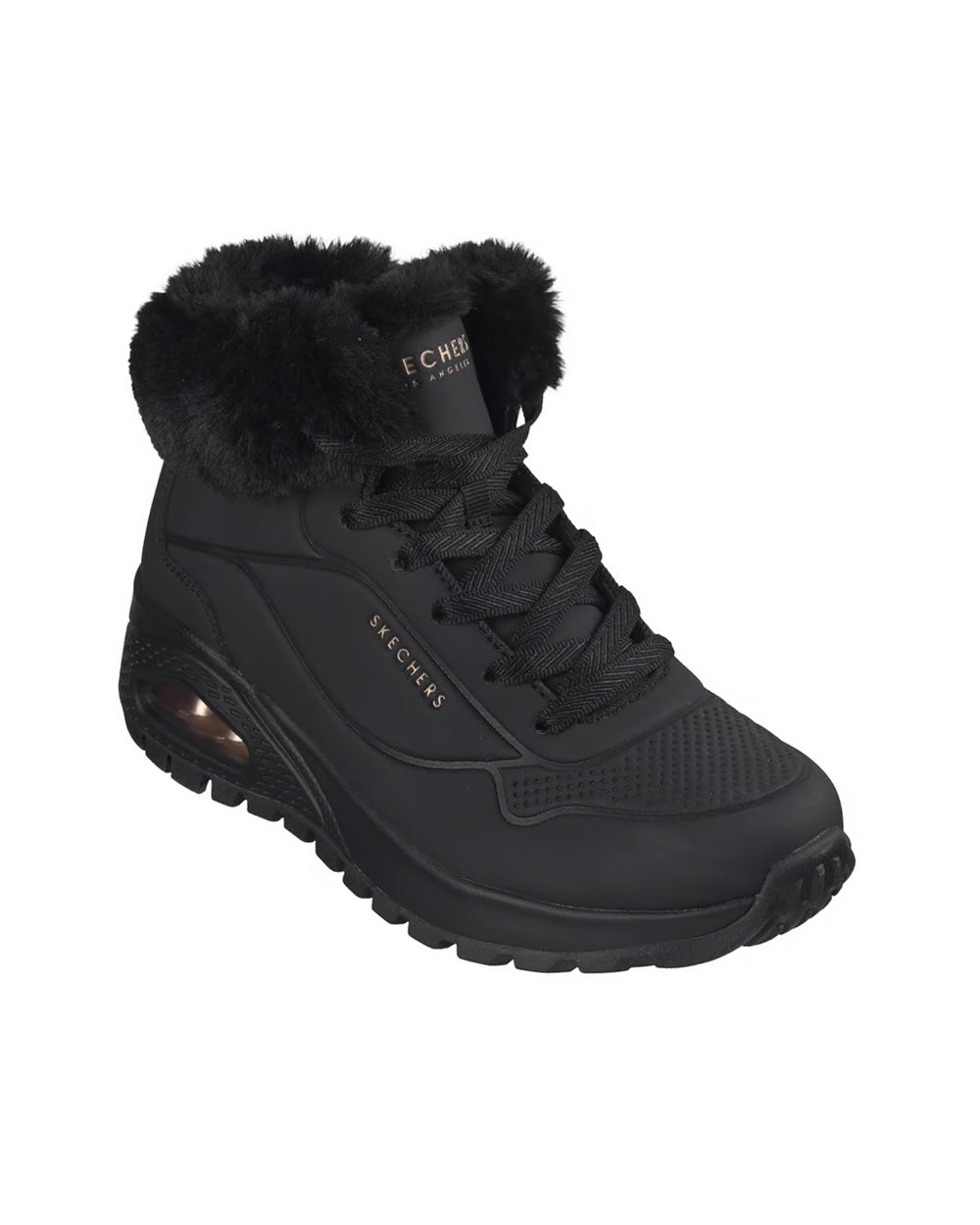 Stivale SKECHERS donna UNO Rugged 190285 Nero 