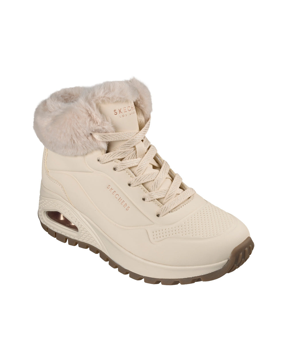 Stivale SKECHERS donna UNO Rugged 190285 Bianco 