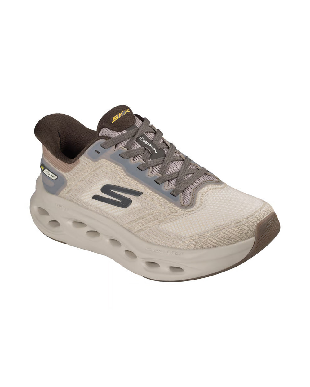 Sneakers SKECHERS uomo Max Cushioning Glide Step 220415 Taupe 