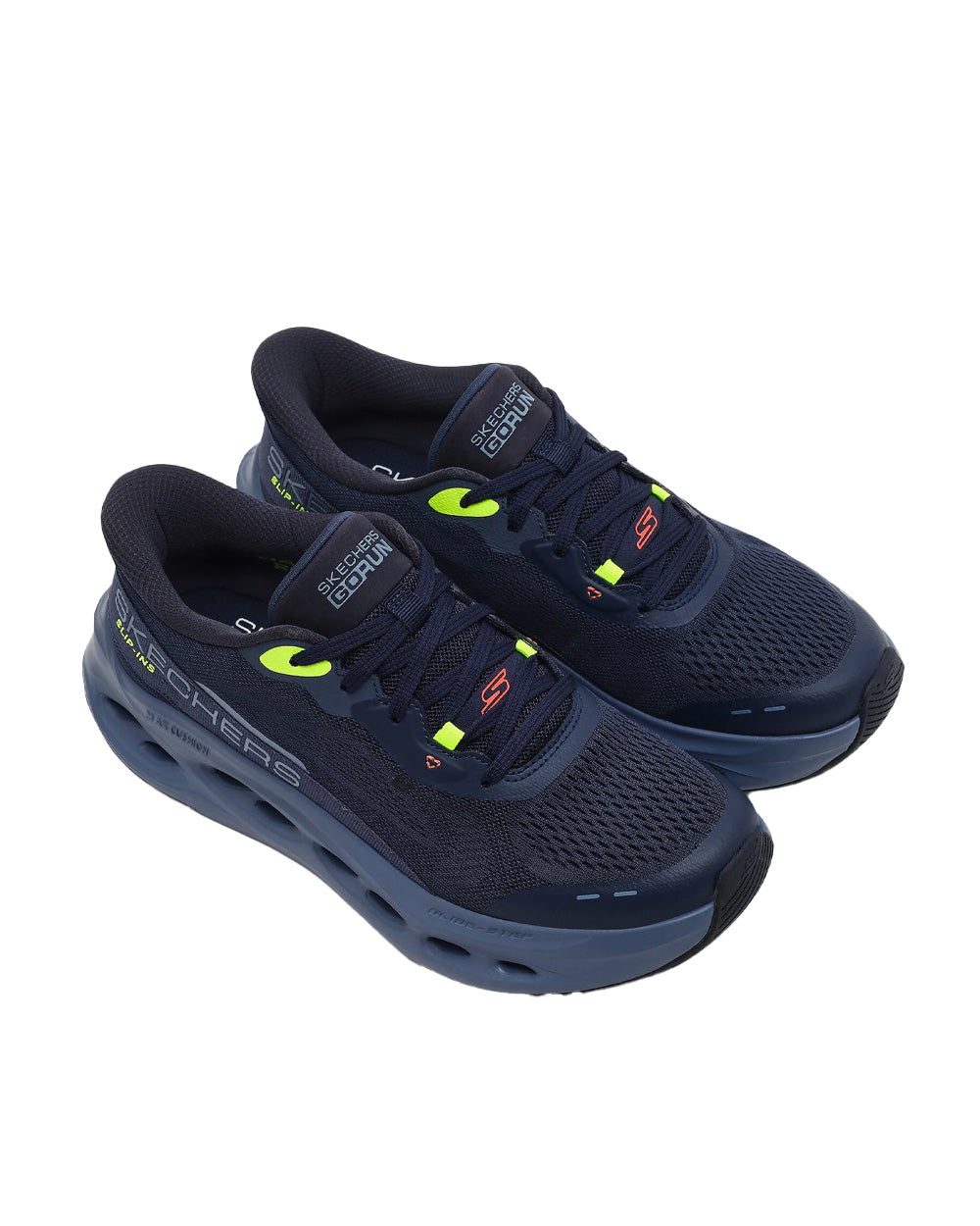 Sneakers SKECHERS uomo Max Cushioning Glide Step 220421 Blu 