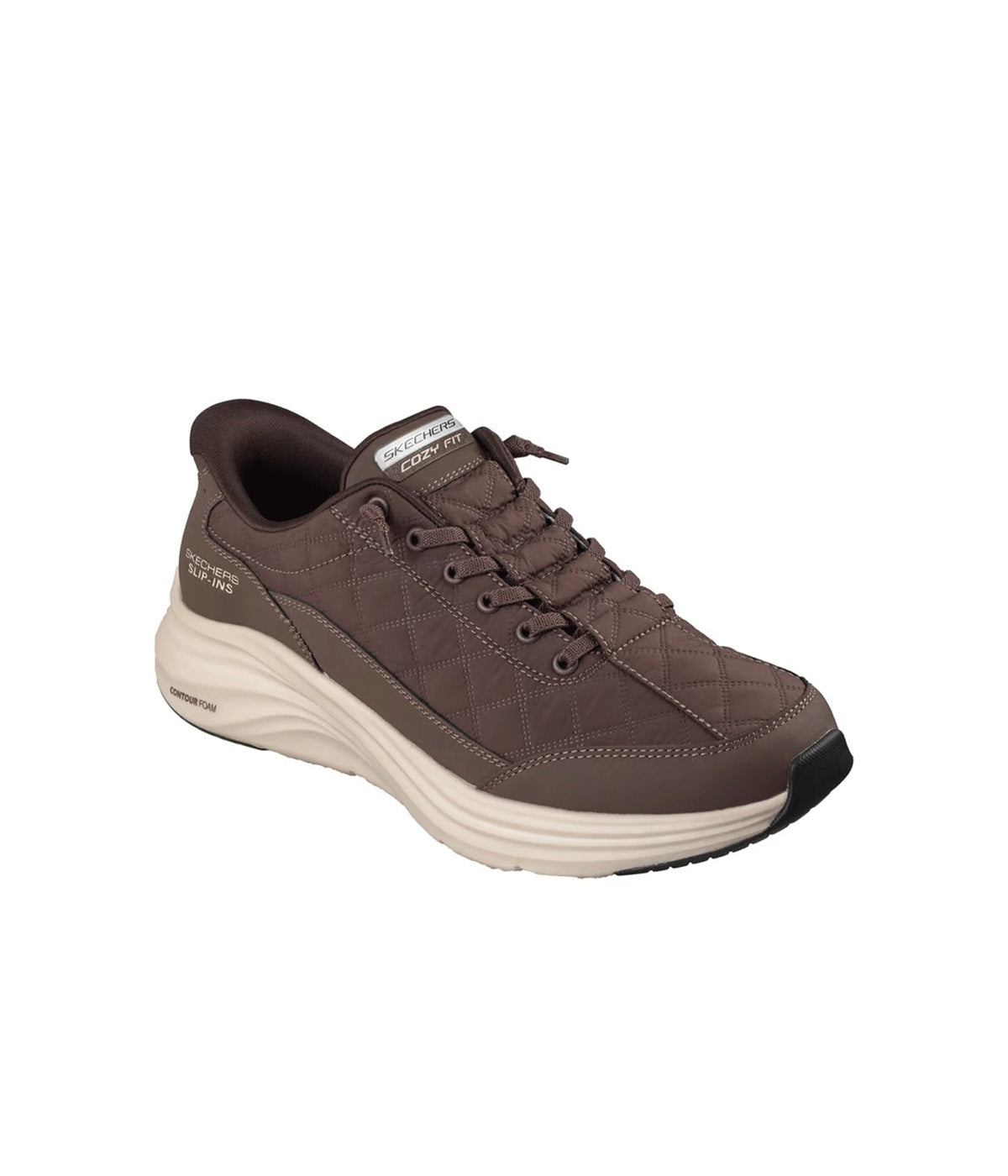 Sneakers SKECHERS uomo CONTOUR FOAM COZY FIT 232619 Marrone 