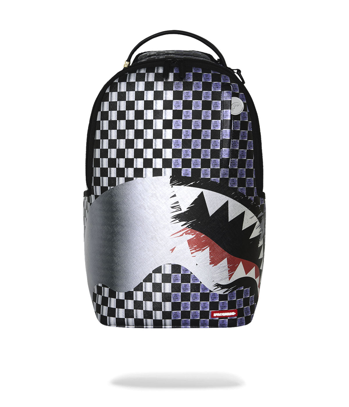Zaino Sprayground B8477 scratch off shark backpack grigio<BR/> 