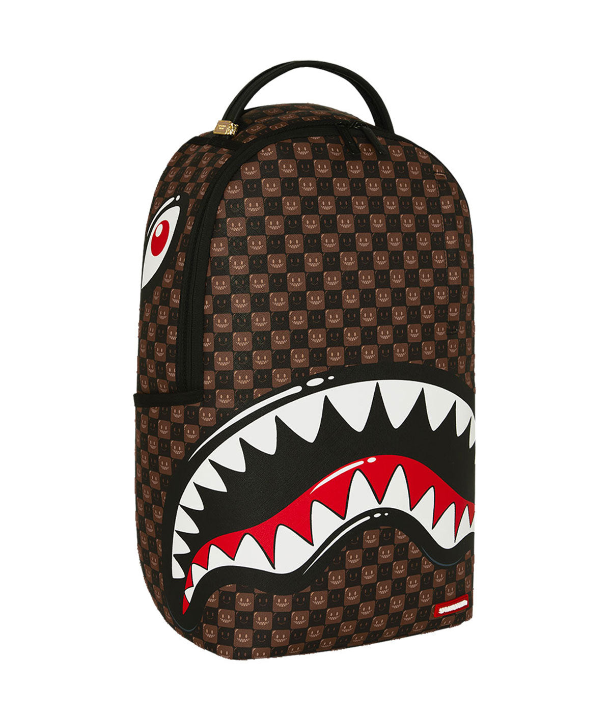 Zaino Sprayground B8634 sharks in paris wtf bubble brown marrone 