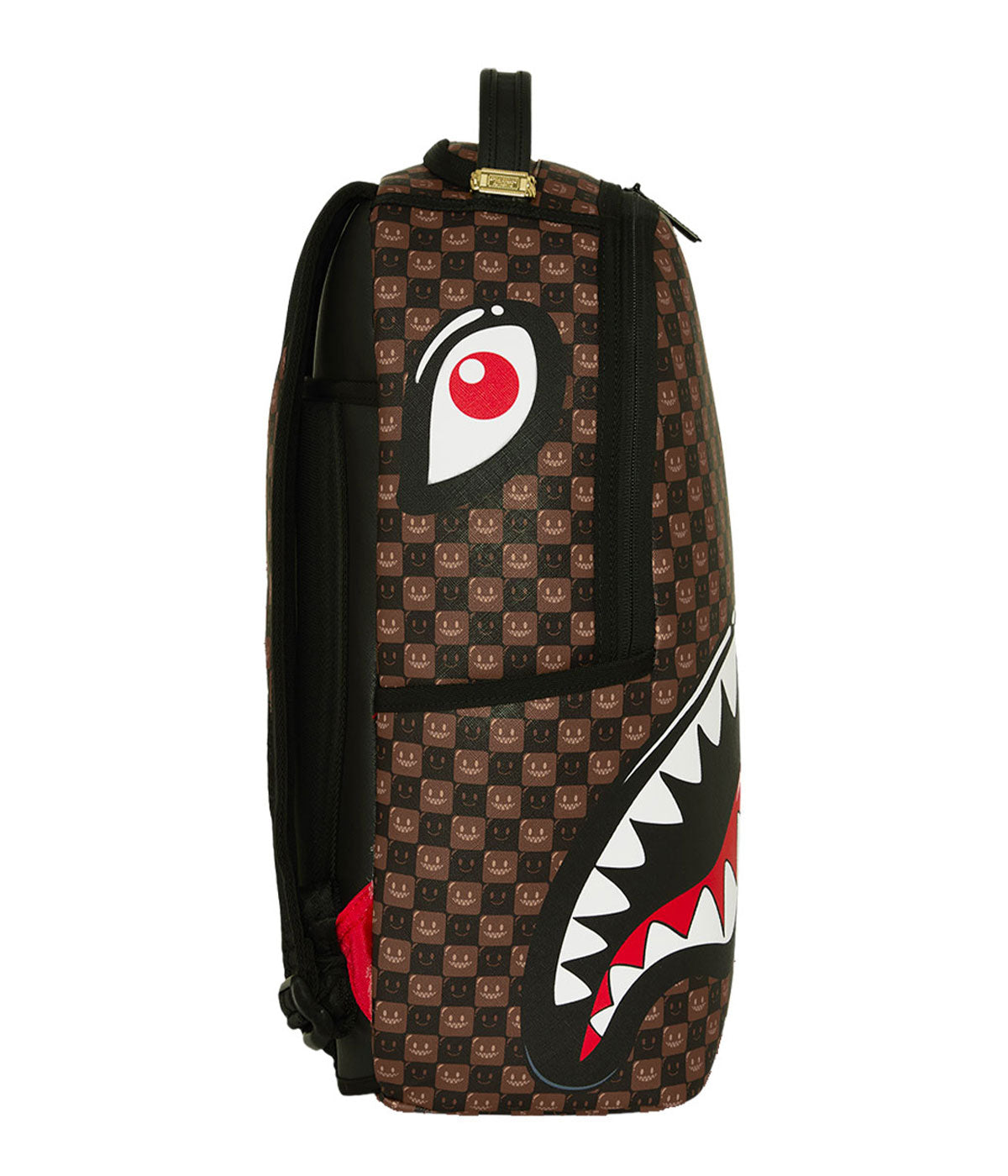 Zaino Sprayground B8634 sharks in paris wtf bubble brown marrone 