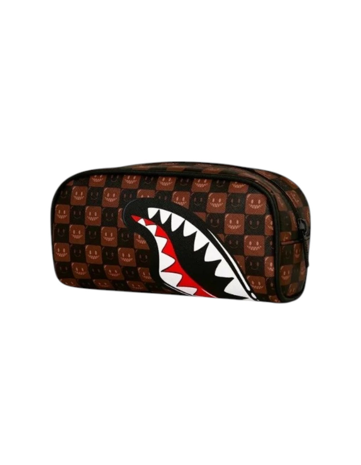 Portapenne uomo Sprayground B9303CAMPIONE urban streetwear Marrone Check 