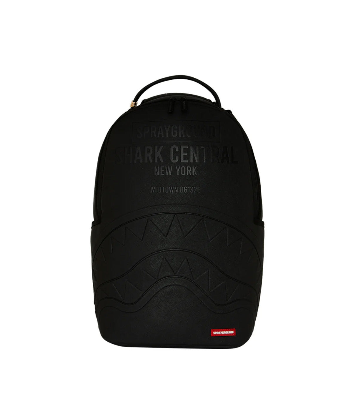 Zaino SPRAYGROUND donna Shark Central Embossed Black B9626 Nero 