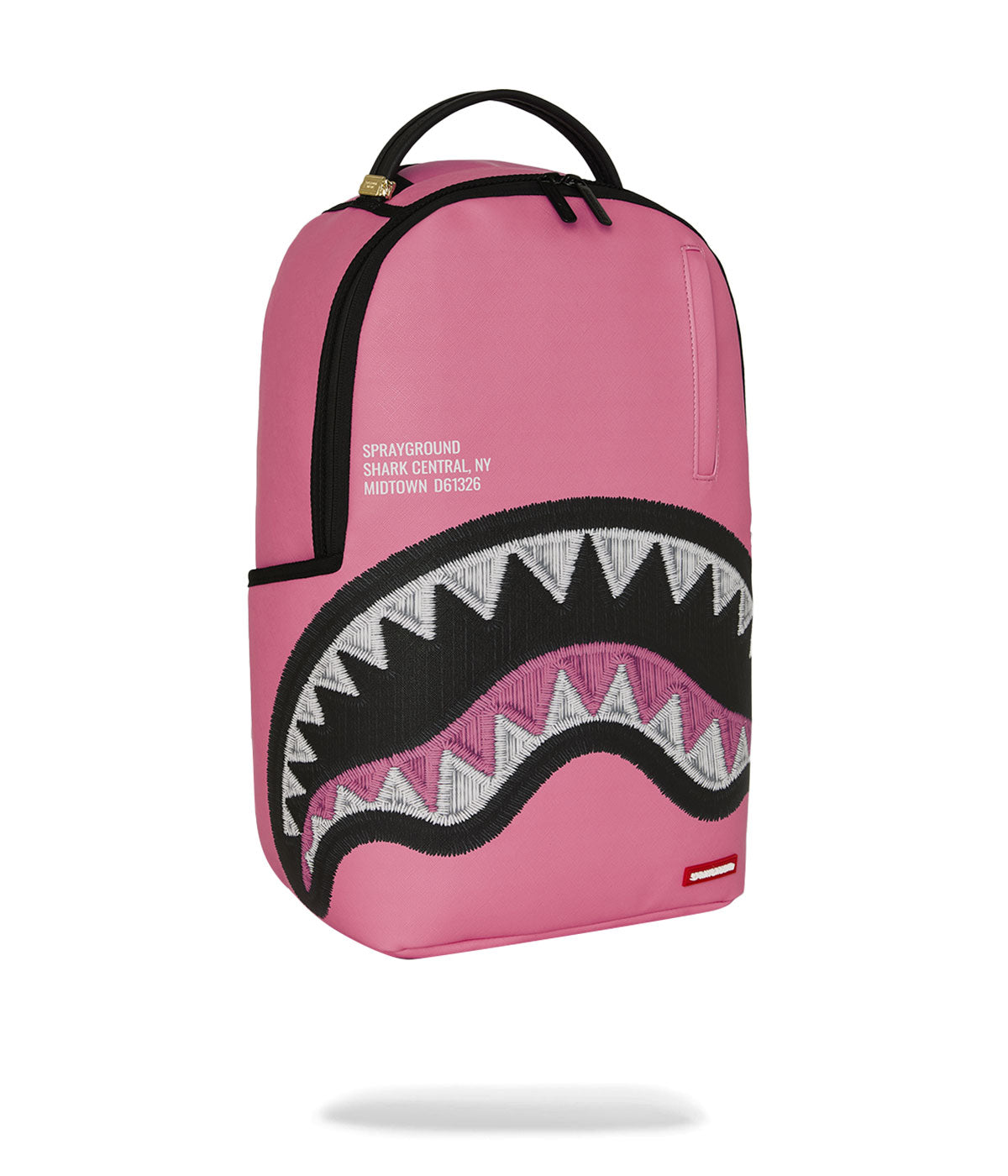 Zaino Sprayground B9630 shark central pink embroidered rosa<BR/> 