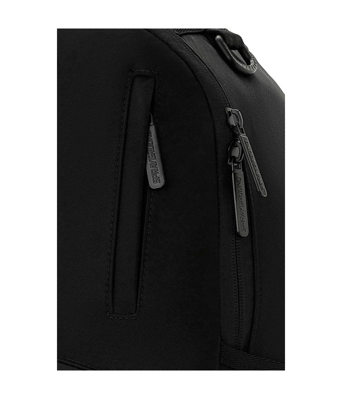 Zaino Sprayground B9635 Shark Central Blacked Out Emboss nero 