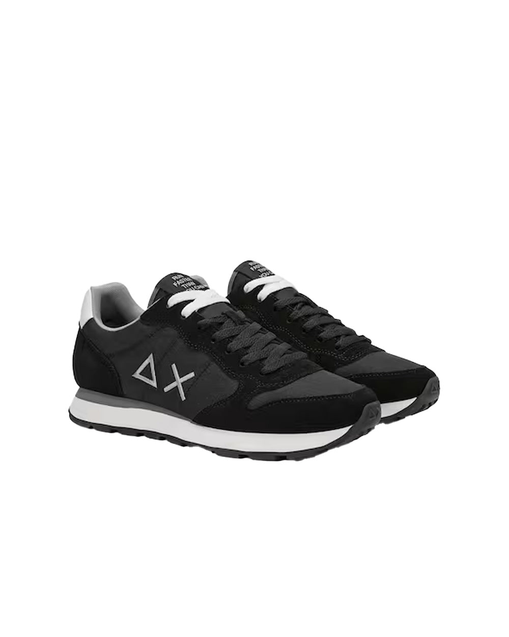Sneakers SUN68 uomo TOM SOLID BZ46101 Nero<BR/> 