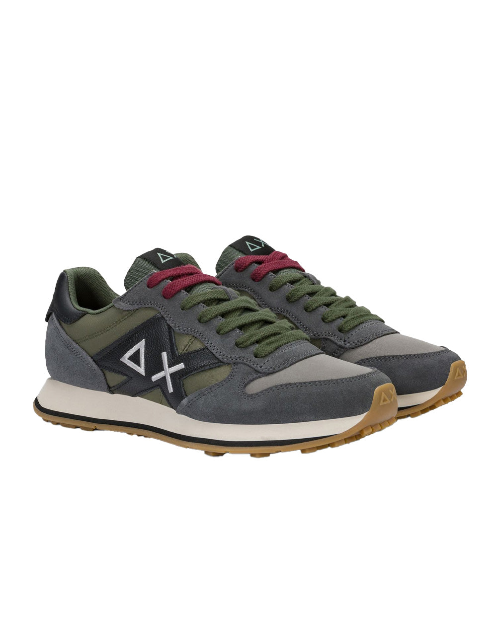 Sneakers SUN68 uomo Jaki 2.0 Bicolor BZ46122 Grigio<BR/> 