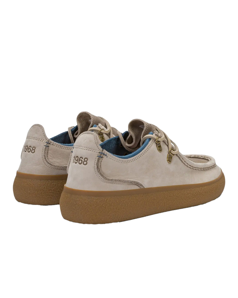 Sneakers SUN68 uomo Luis Wallabe BZ46159 Beige 