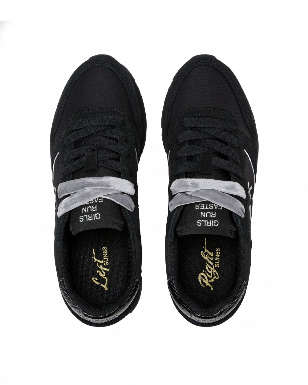 Sneakers SUN68 donna ALLY Silver Gold BZ46202 Nere 