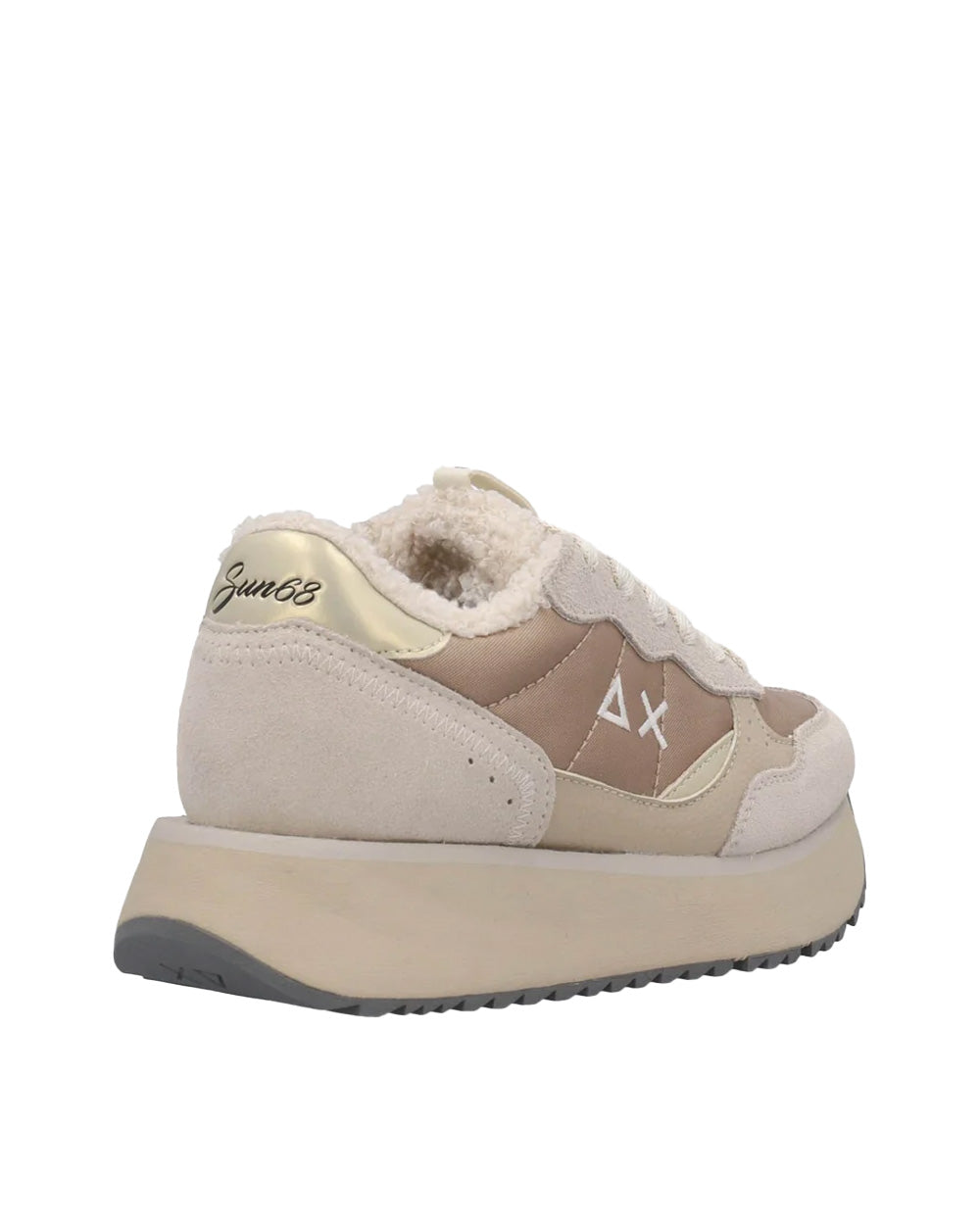 Sneakers SUN68 donna BIG ALLY TEDDY FUR BZ46216 Beige 