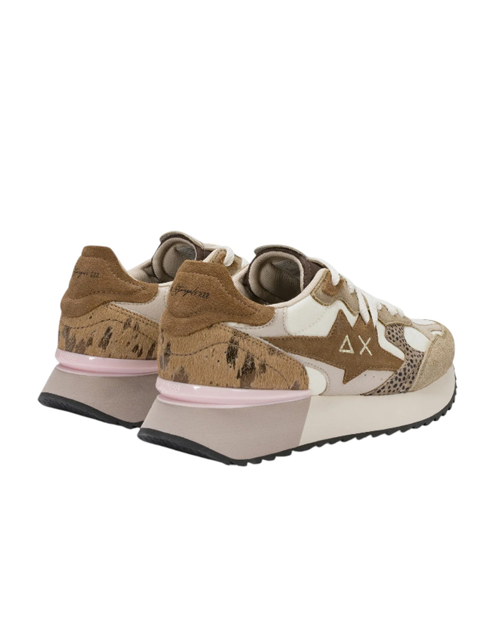 Sneakers SUN68 donna STARGIRL MULTI BZ46222 Beige 