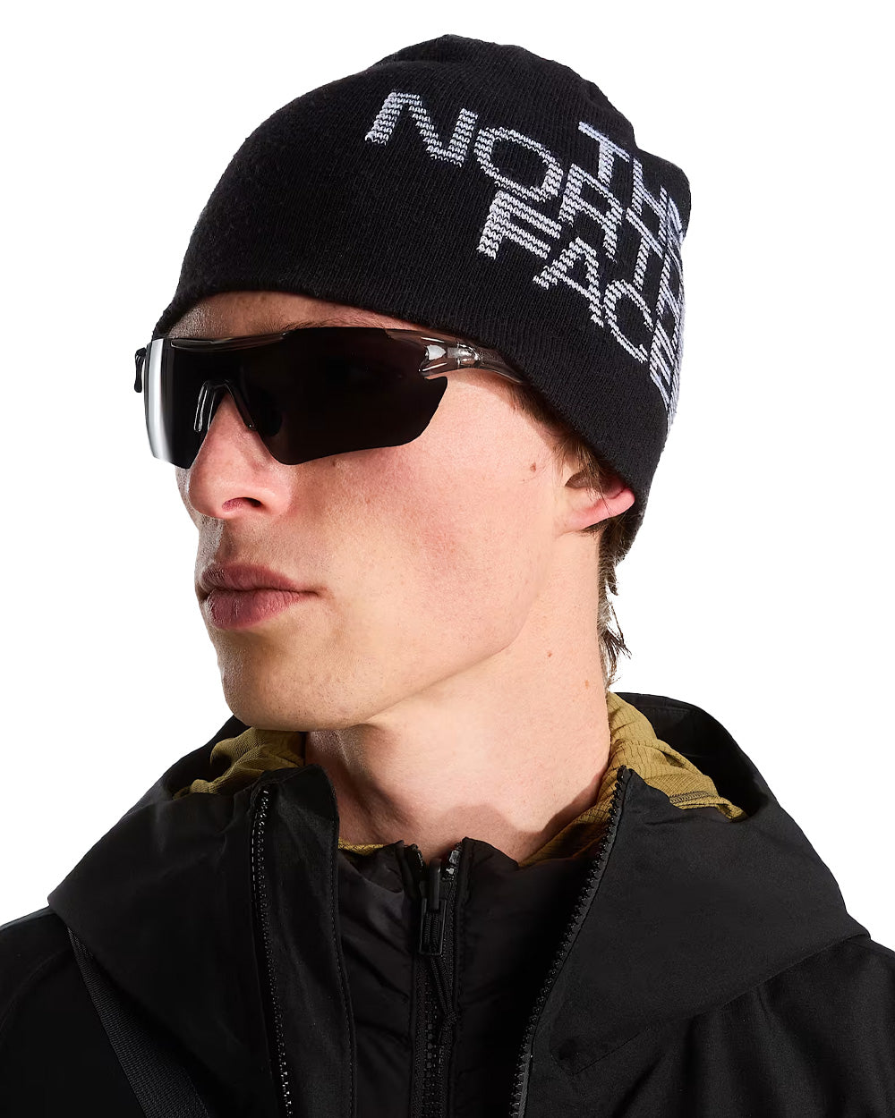 Cappello THE NORTH FACE uomo doubleface Highline 7WLA Nero Bianco 