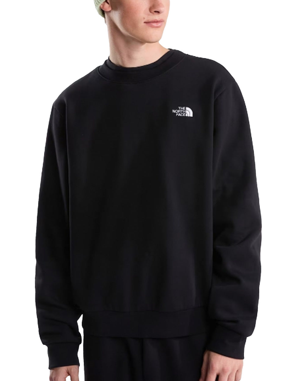 Felpa THE NORTH FACE uomo Evolution Simple Dome Regular Crew 8D60 Nera 