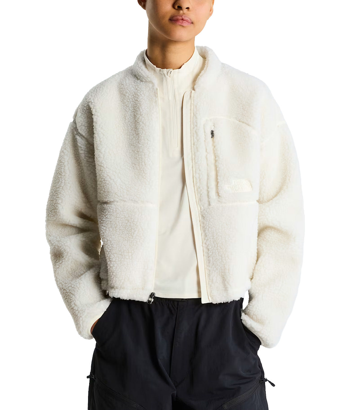 Felpa THE NORTH FACE donna Extreme Pile 8KQY Bianca 