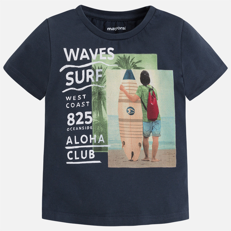 t-shirt m/m waves surf 