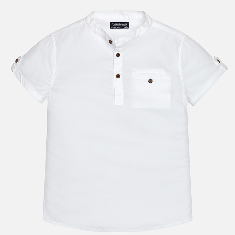 camicia m/m collo mao 