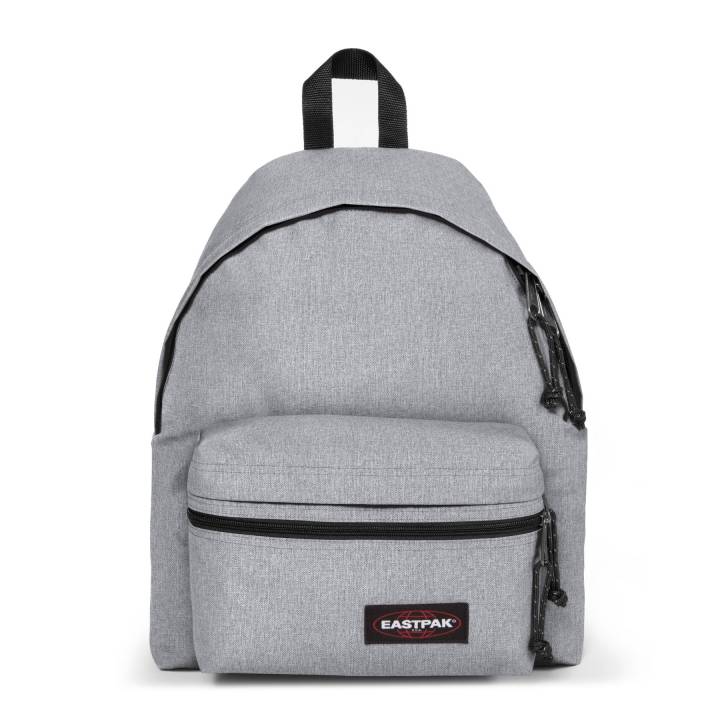 Zaino "Padded Pak'r"  Grigio con Doppia Tasca Frontale 