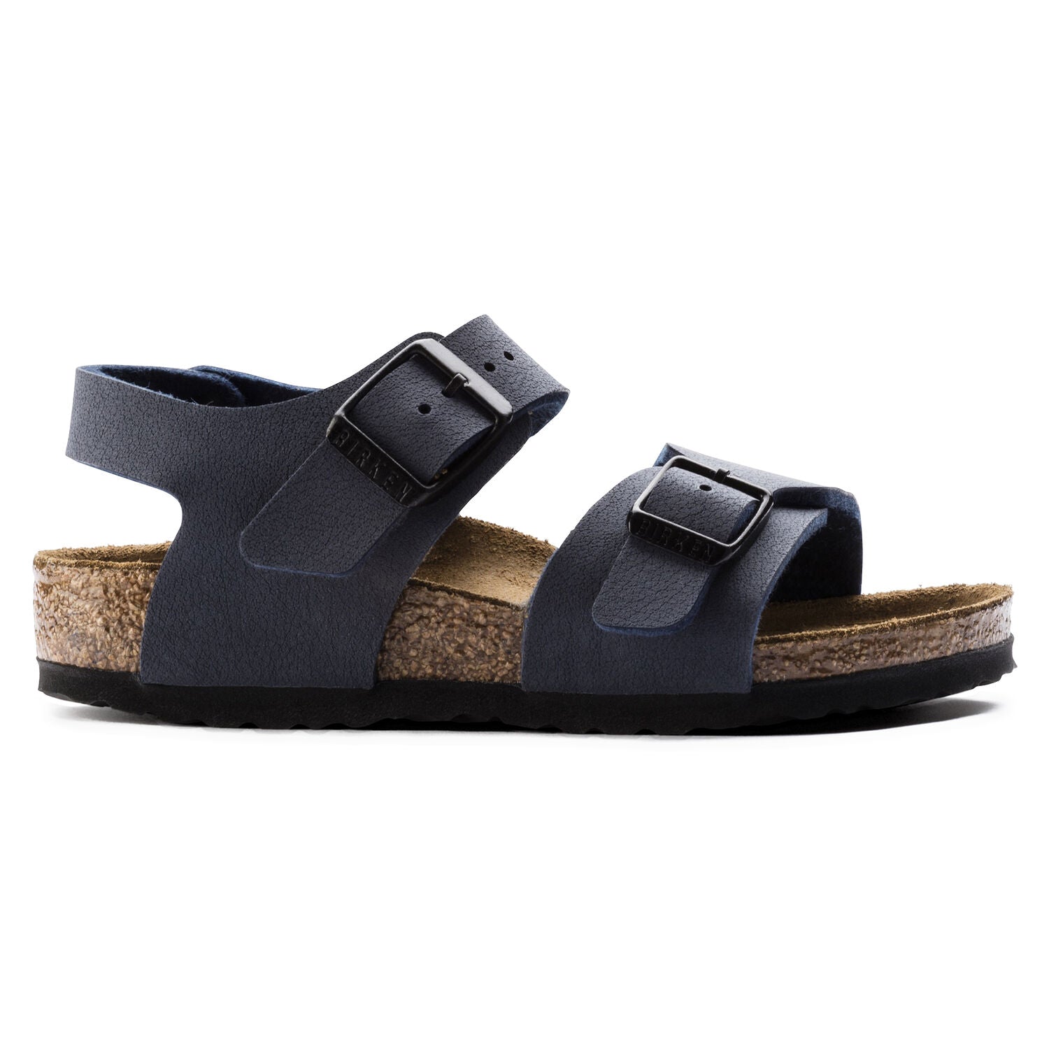 sandalo bambino blu navy "New York" con suola in Birko-Flor 