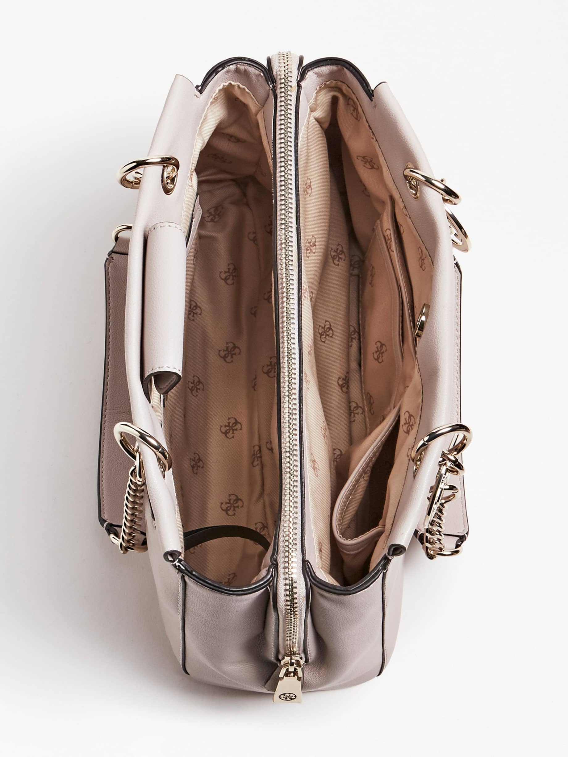 Borsa a spalla "Tara Hobo Bag" bianco Moonstone con Pochette 