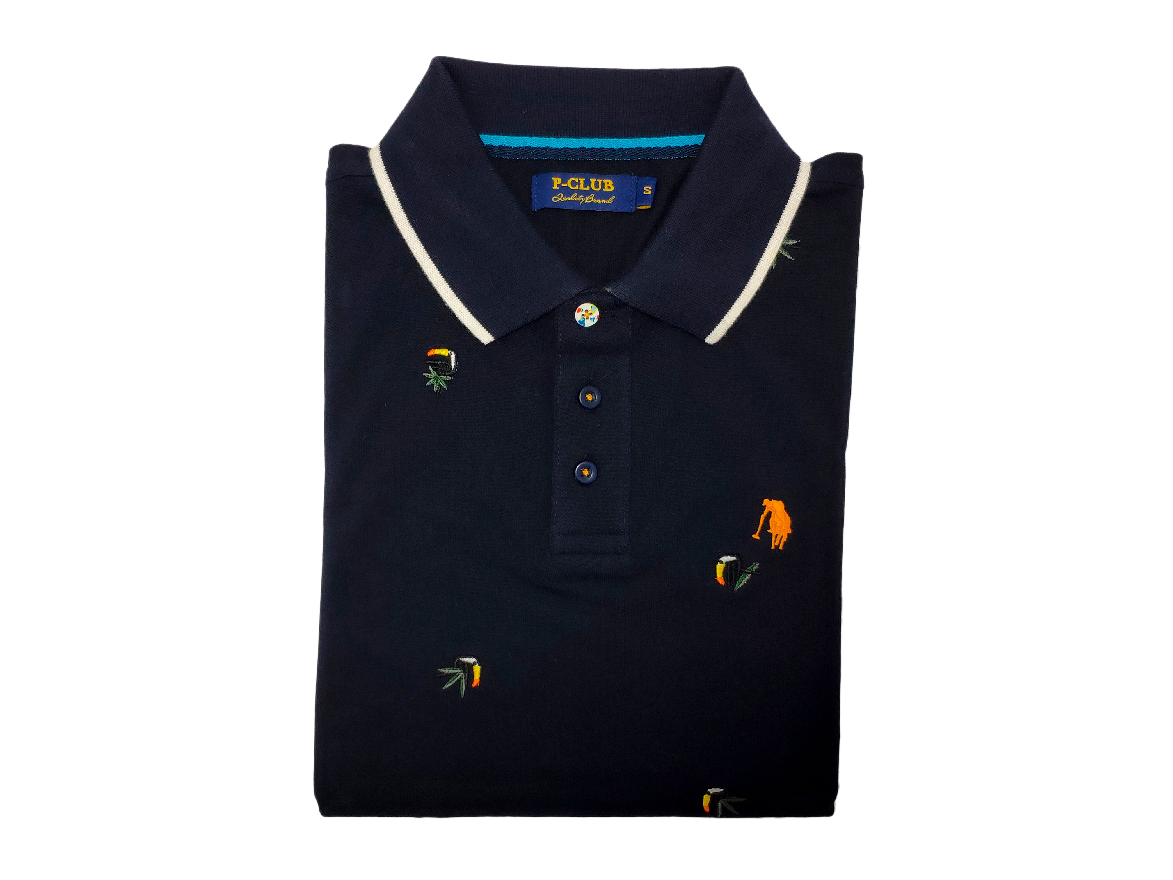 polo m/m piquet ricamo uomo 
