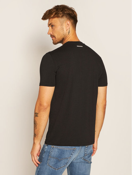 Set 2 T-shirt nere Dsquared2 da Uomo 
