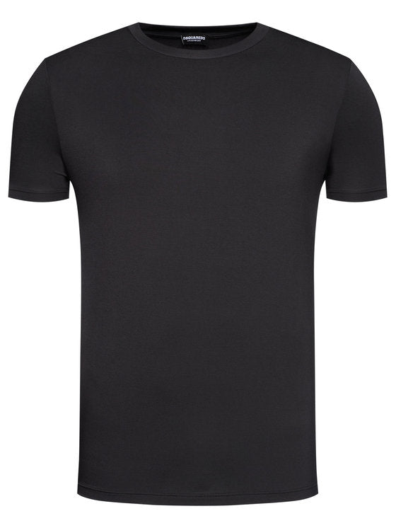 Set 2 T-shirt nere Dsquared2 da Uomo 