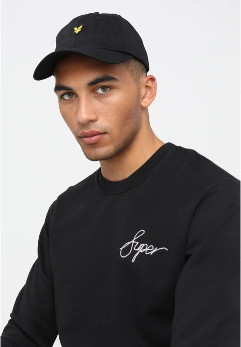 Cappellino da baseball nero 