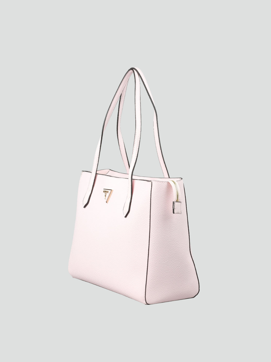 Shopper Guess "Downtown Chic Turnlock Tote" rosa in ecopelle 