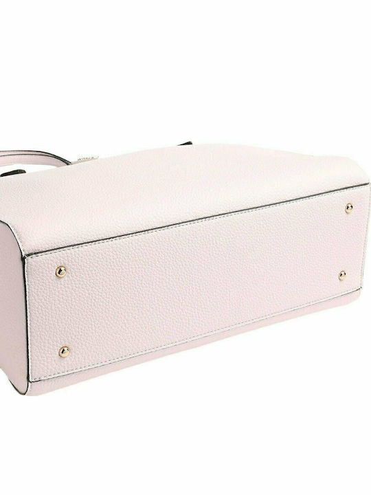 Shopper Guess "Downtown Chic Turnlock Tote" rosa in ecopelle 