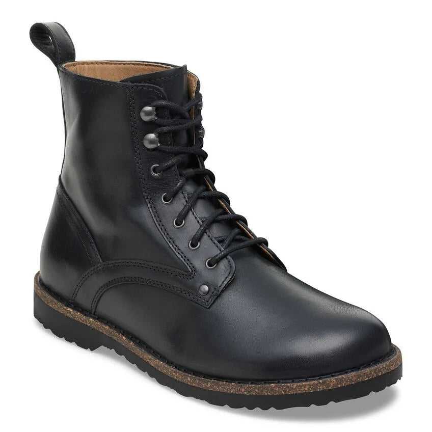 Anfibio Stringato Birkenstock "Bryson" Nero in Pelle Scamosciata 