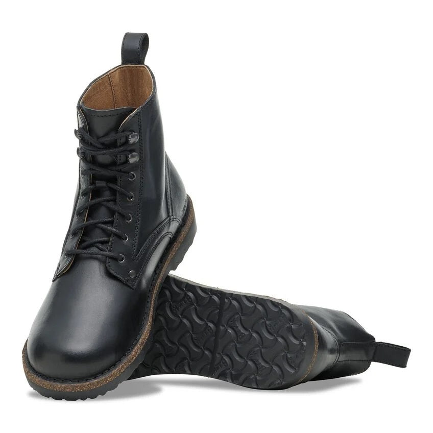 Anfibio Stringato Birkenstock "Bryson" Nero in Pelle Scamosciata 
