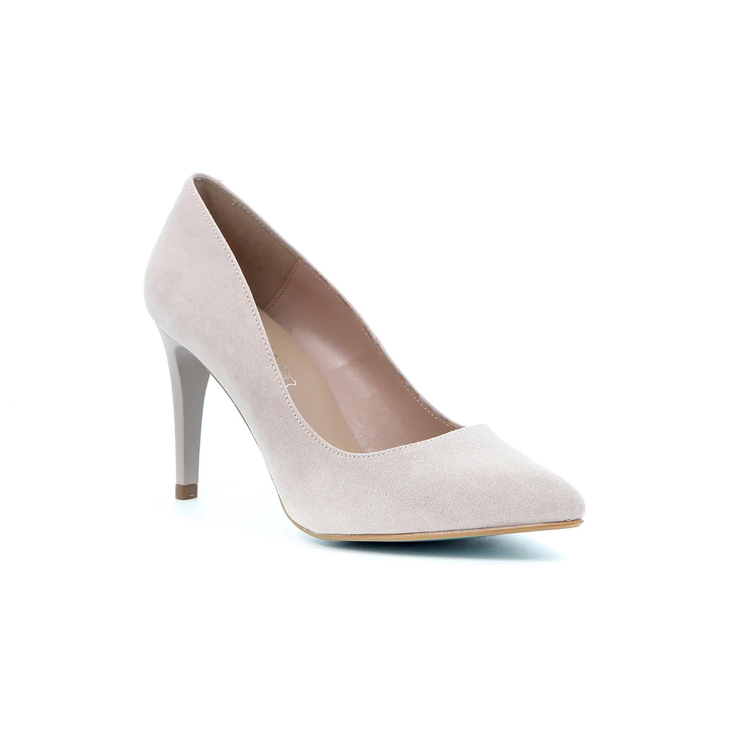 Décolleté "Giulia" nude con Tacco 8 cm a Punta Sfilata 