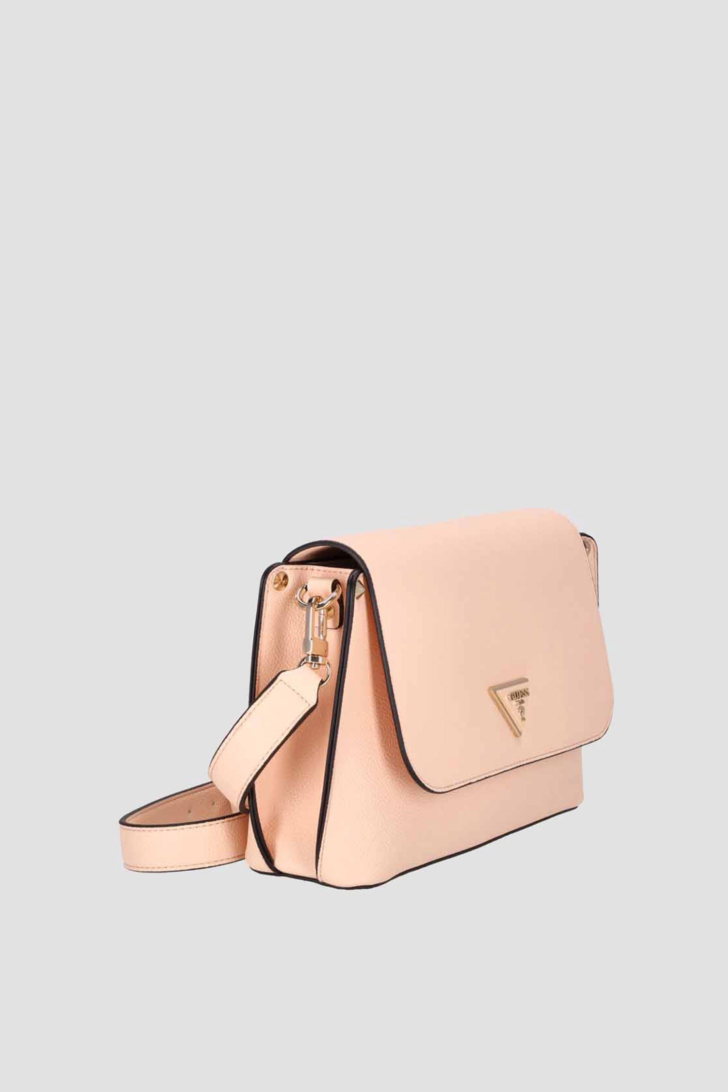 Borsa a Tracolla Guess "Meridian Flap" in Similpelle crema 