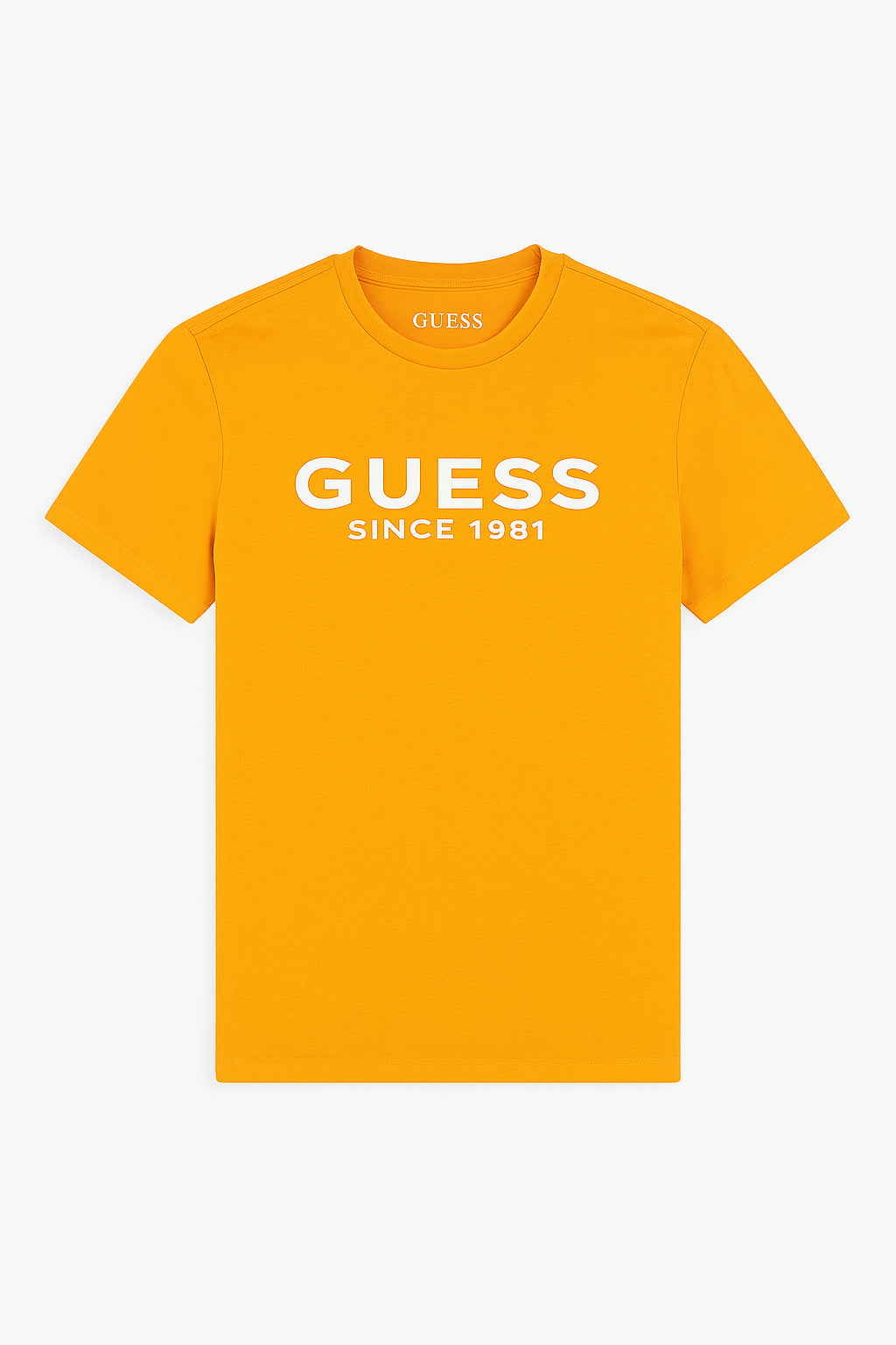 t-shirt a mezze maniche con logo Guess bianco 