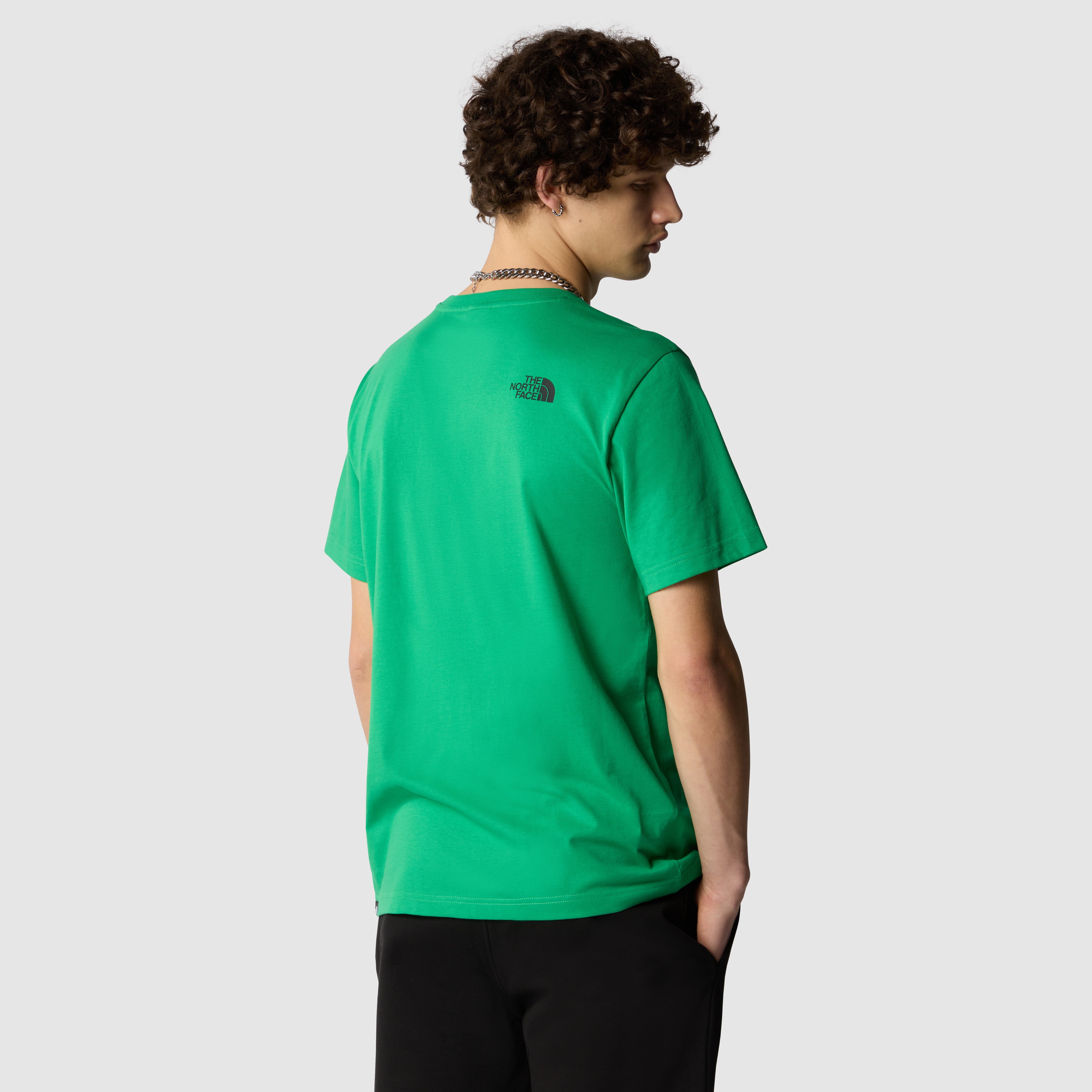T-shirt "Simple Dome Tee" verde smeraldo in Cotone e Poliestere 
