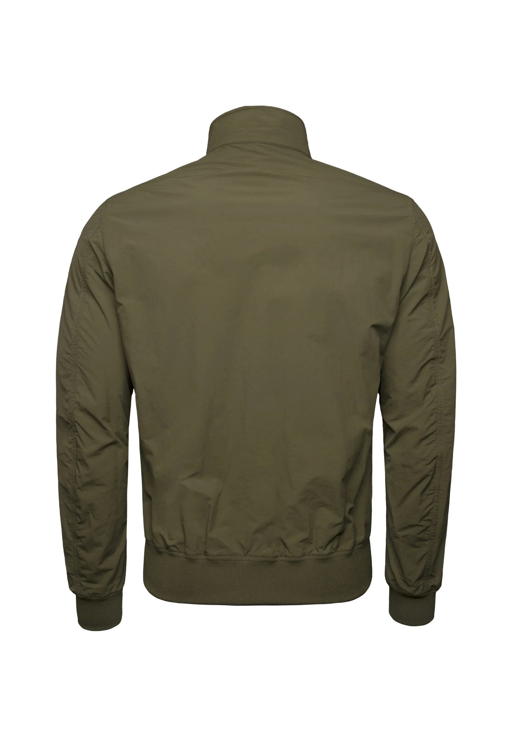 Bomber leggero "Alwin" in Cotone verde con Tasche 