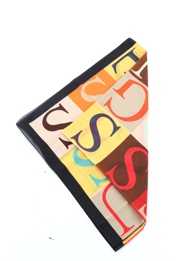 Sciarpa Guess Multicolor con Logo All-Over 