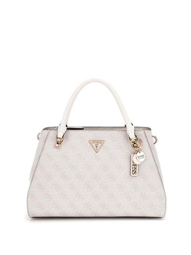 Borsa "Noelle Luxury Satchel" in Similpelle con Logo 4G e Charm 