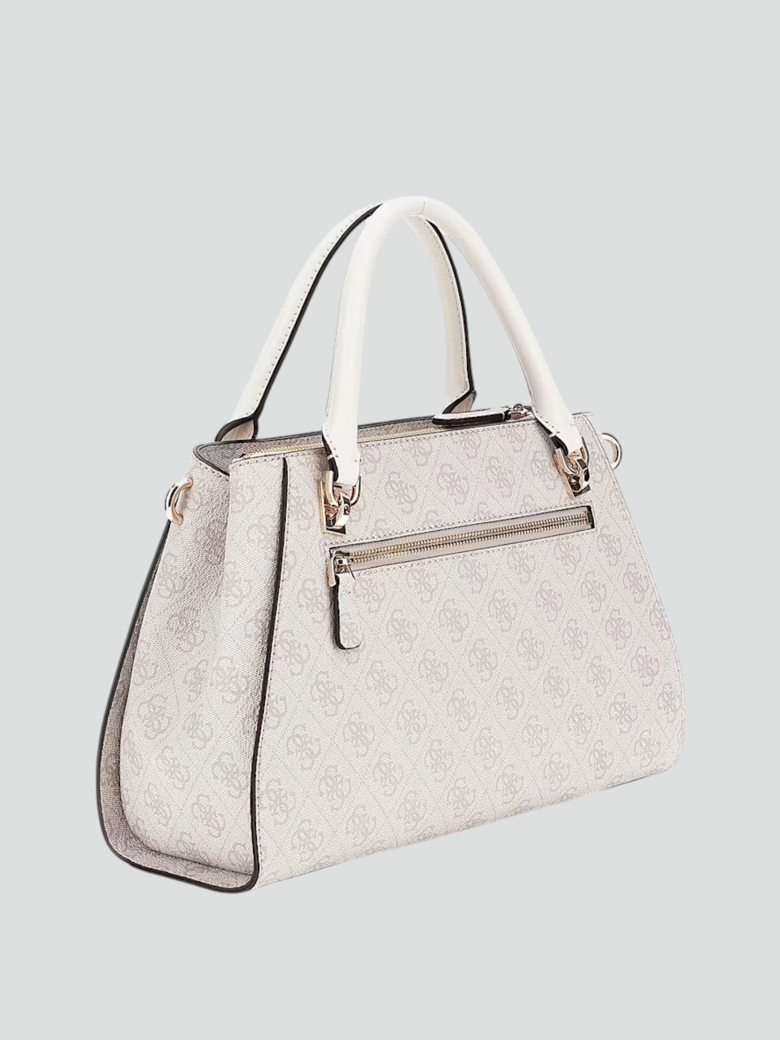 Borsa "Noelle Luxury Satchel" in Similpelle con Logo 4G e Charm 