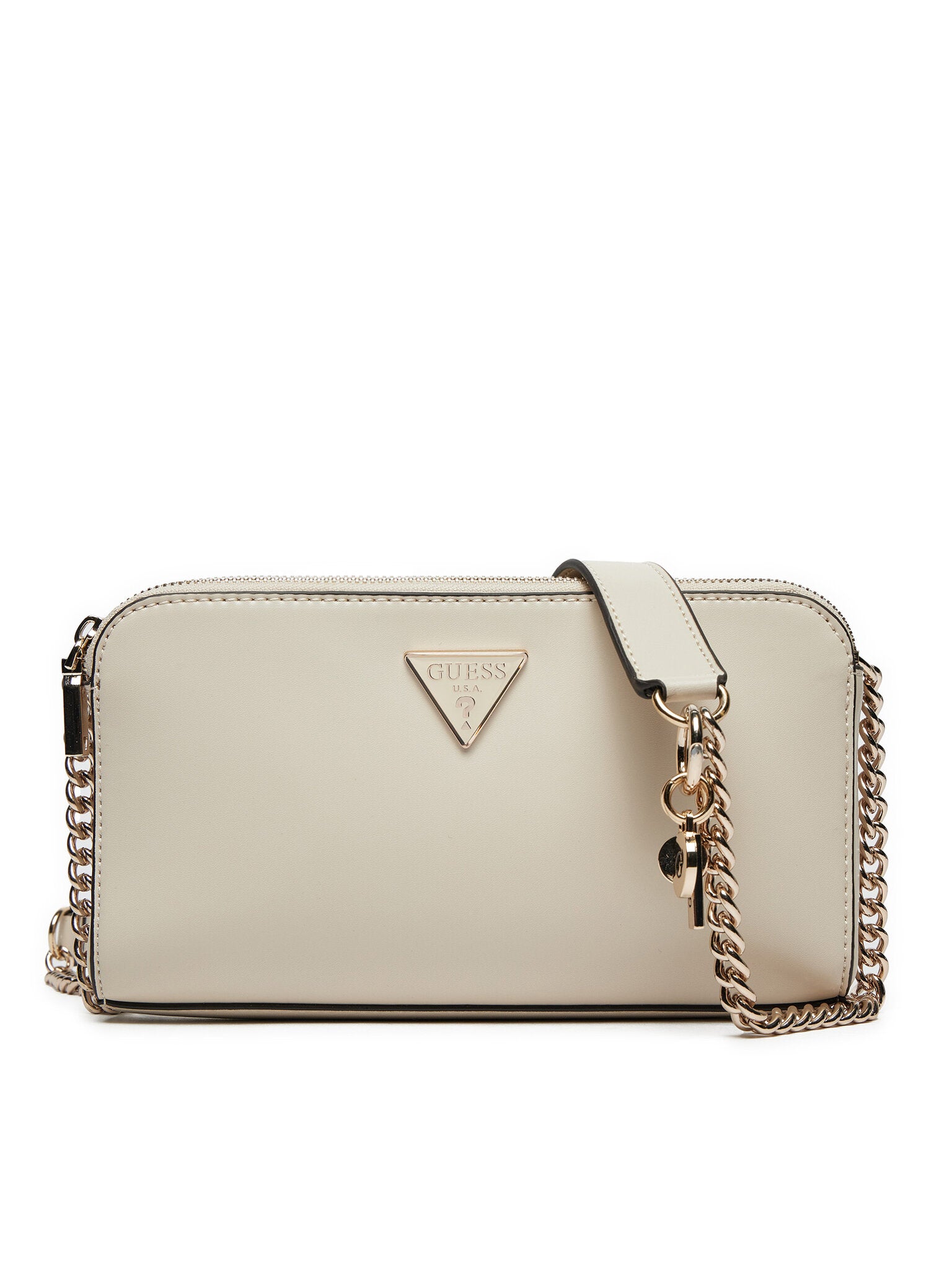Borsa Guess "Daryna Mini Crossover" in ecopelle avorio 