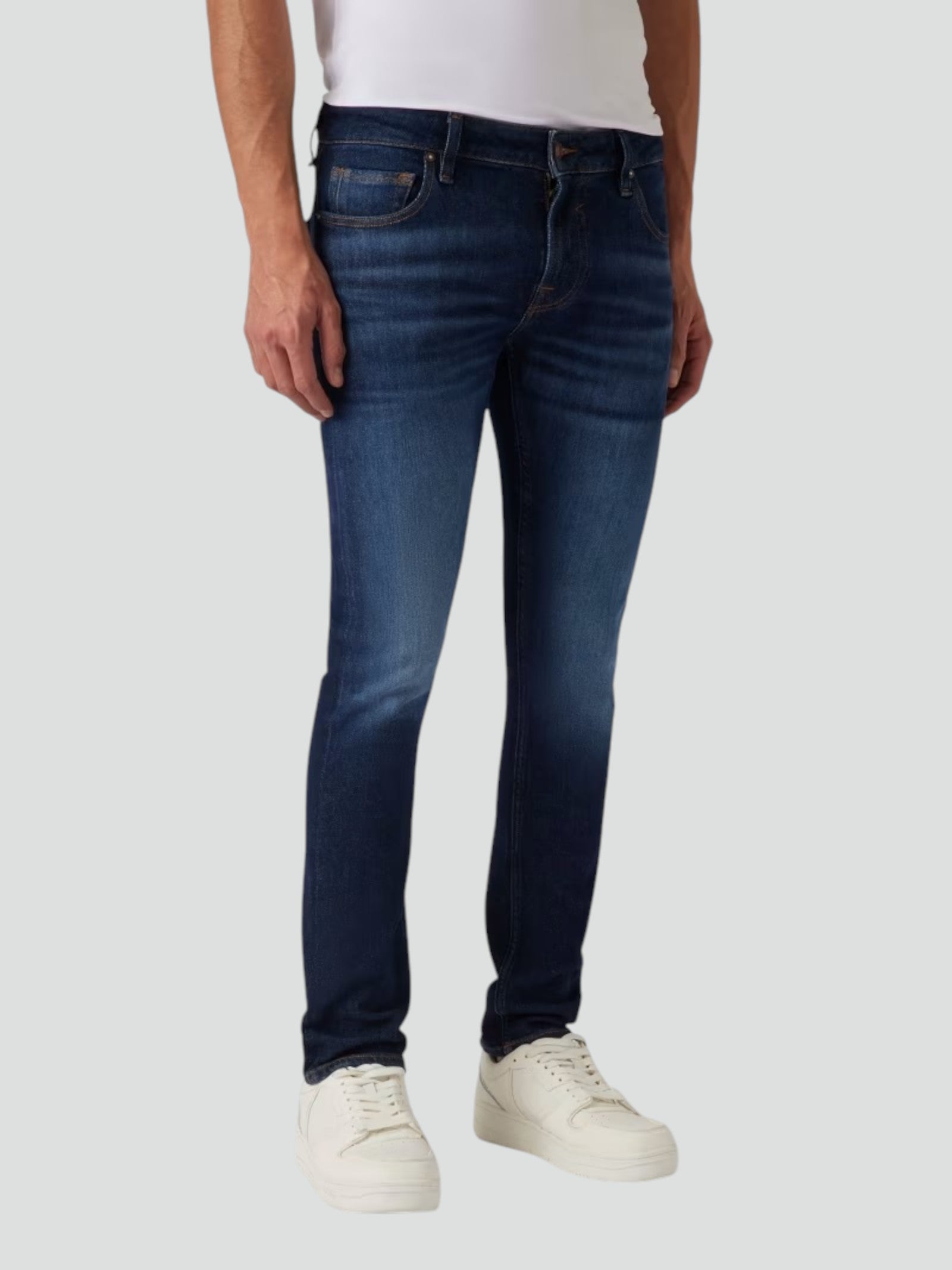 Jeans Skinny "Miami" Blu a Lavaggio Medio 