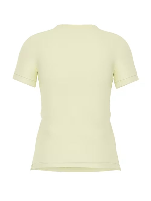 T-shirt "Est 1981" lime con Logo GUESS Glitterato 