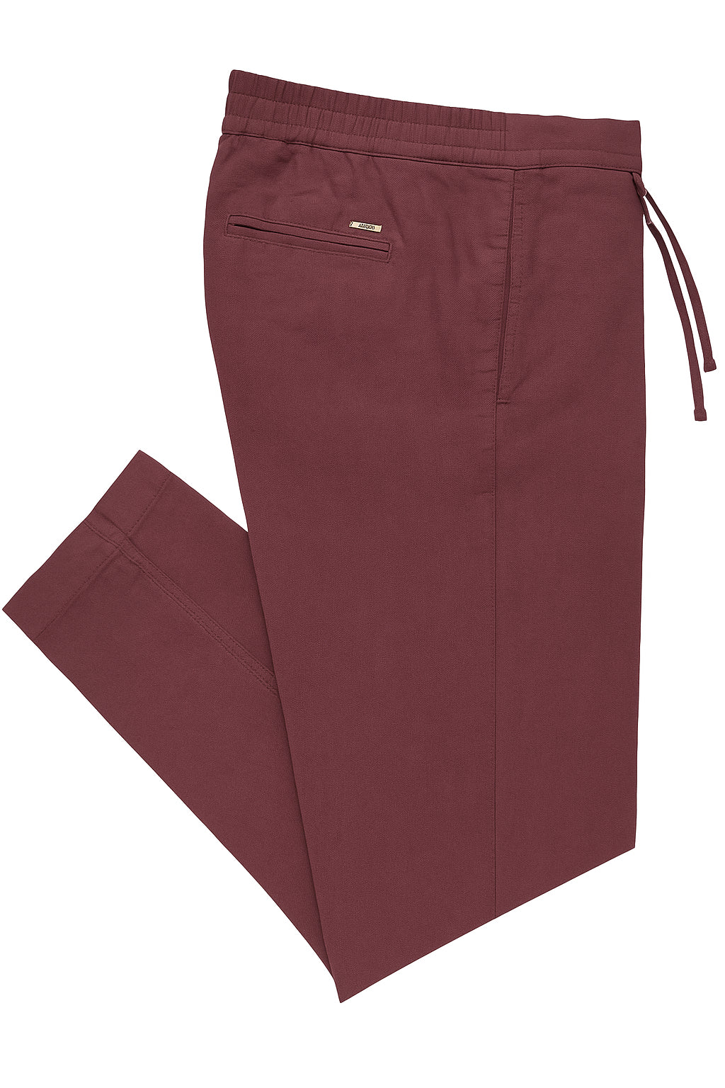 Pantalone in Lino cipolla con Vita Elasticizzata e Coulisse 
